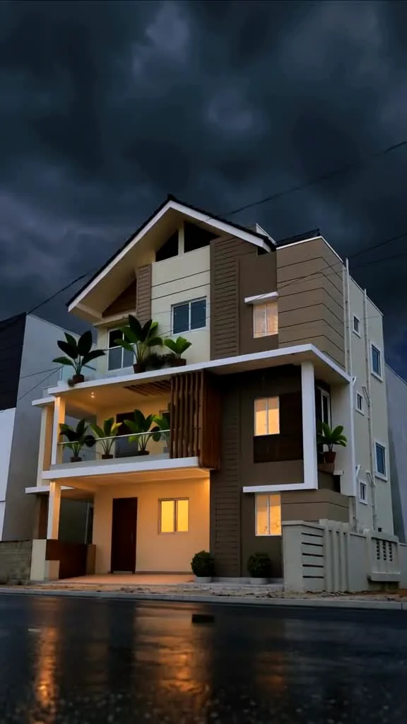 Ayodhya Villas - Completed villa visual