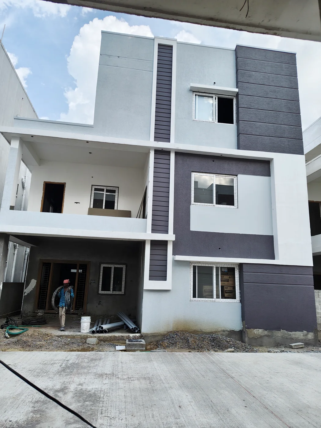 Ayodhya Villas - Current site elevation